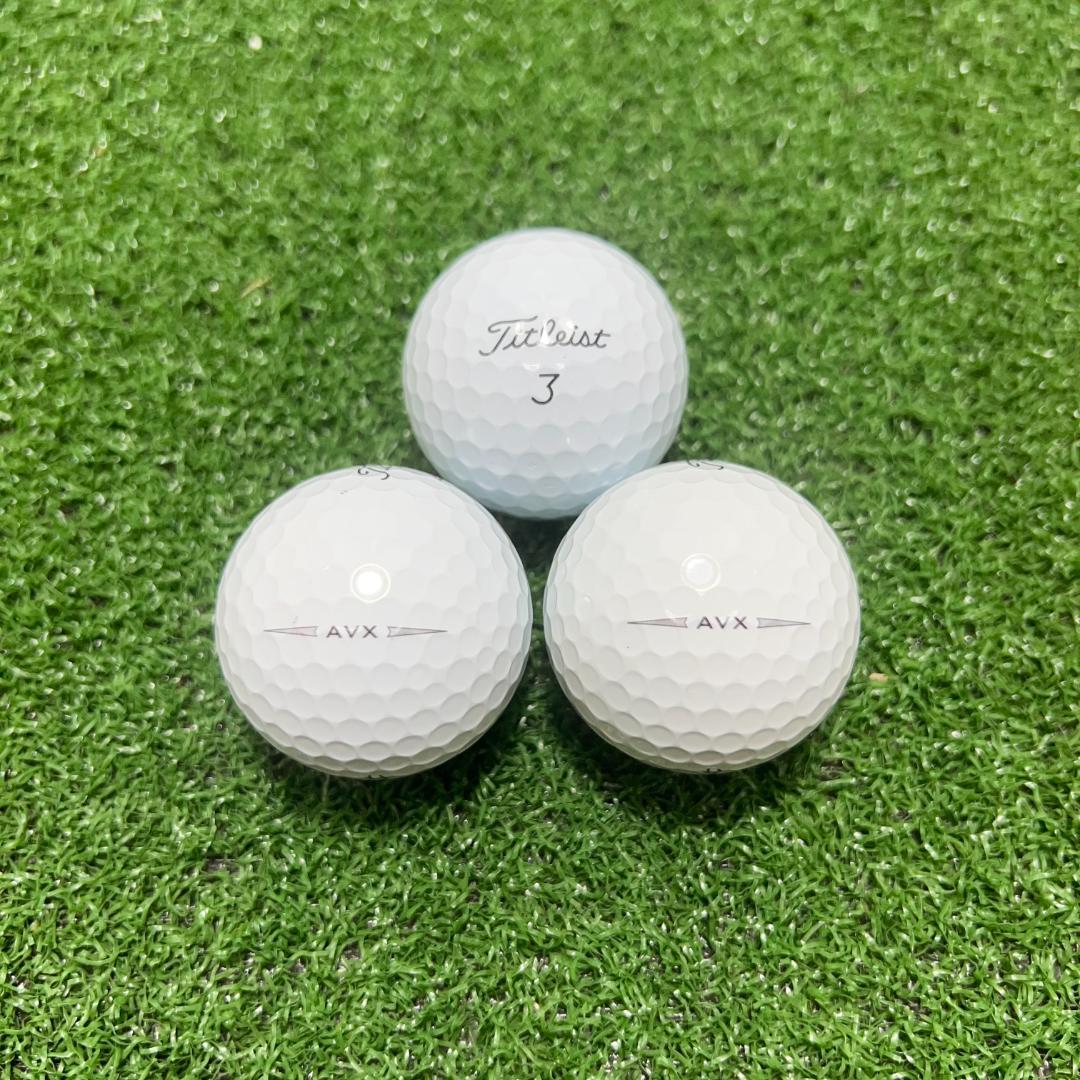 【S138】Titleist AVX　年式混合　白 ロストボール 24球