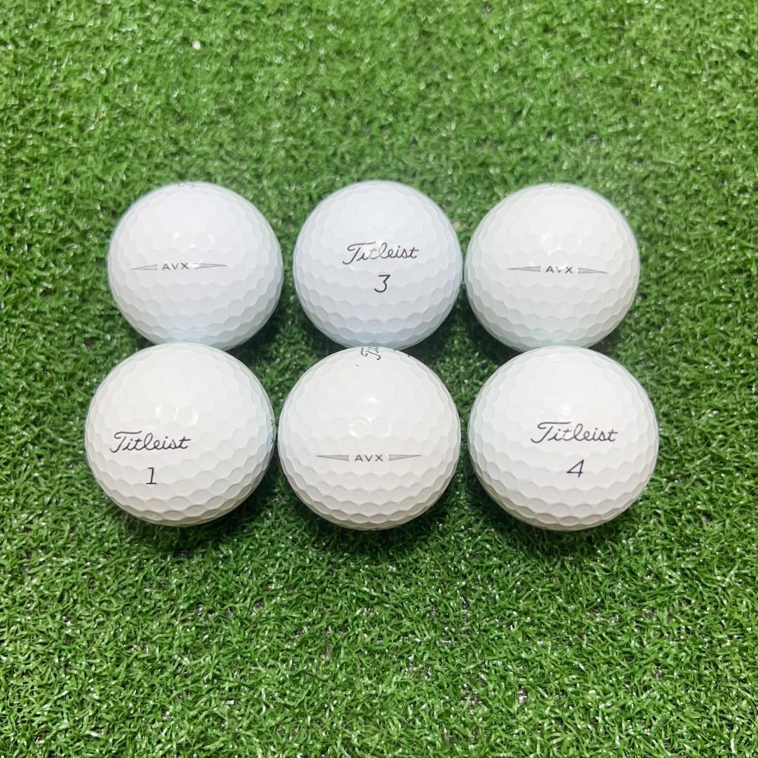 【S138】Titleist AVX　年式混合　白 ロストボール 24球