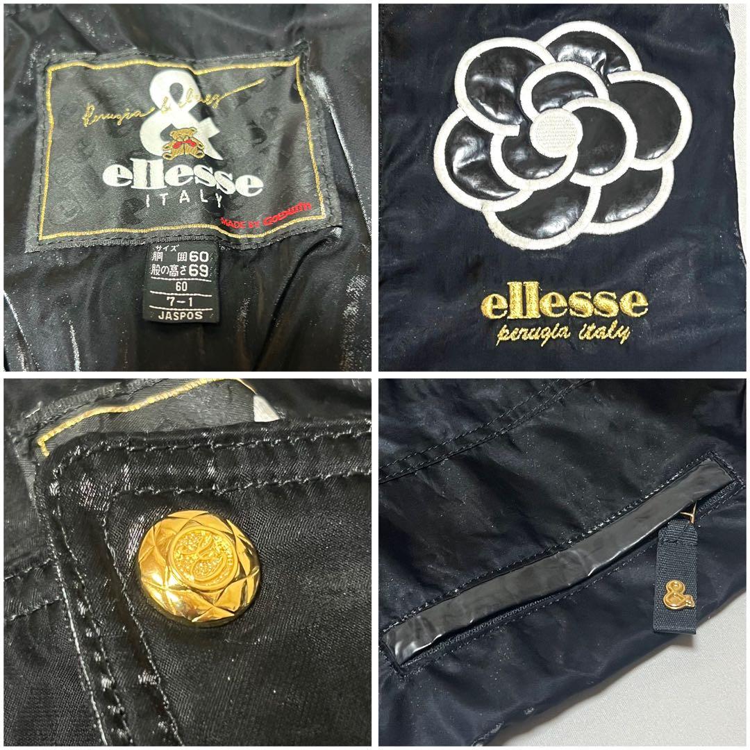 【希少】ellesse italy スキーウェア スノボ 90s ベスト付3P