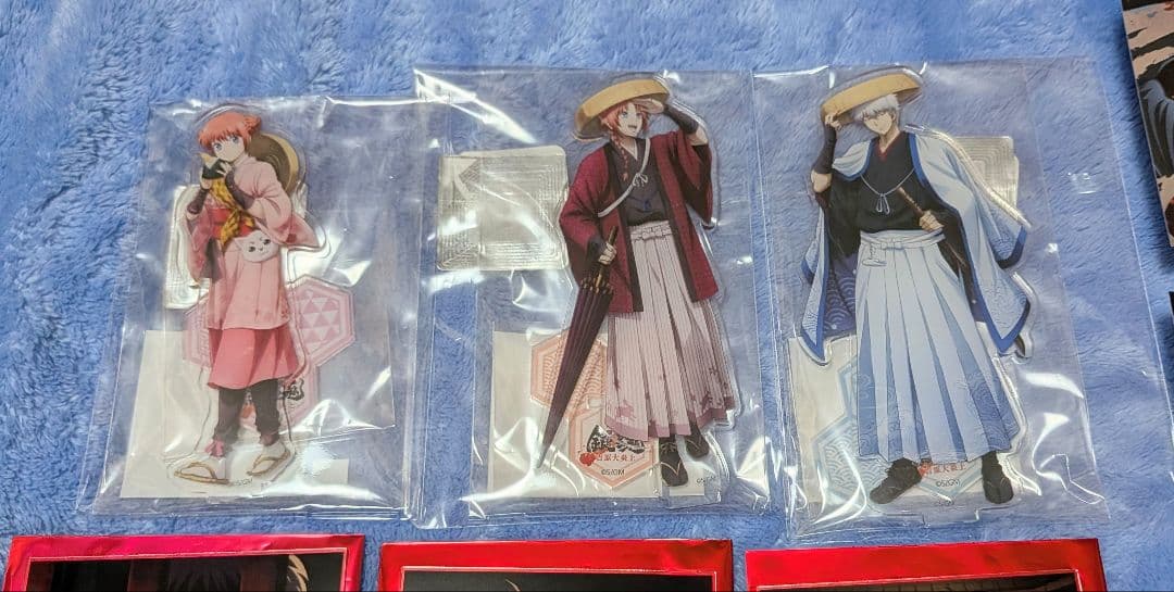 銀魂　推し旅　JR アクリルスタンド　アクリルカード　坂田銀時　神楽　神威