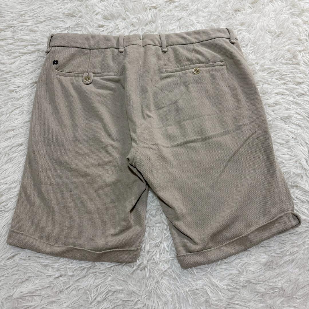 LARDINI　ベージュ コットン混紡 パンツ　50 リネン 麻