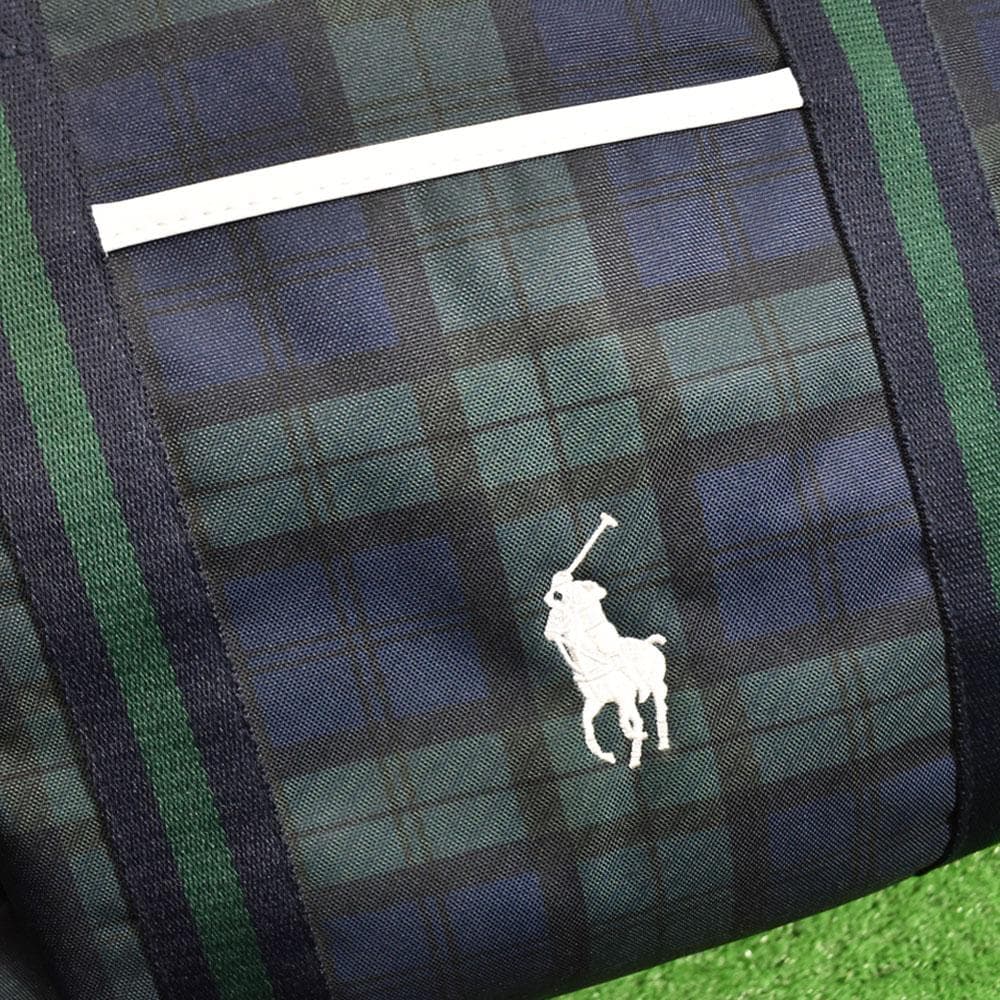 POLO GOLF/ポロ ゴルフ 大判トートバッグ【チェック】美品！