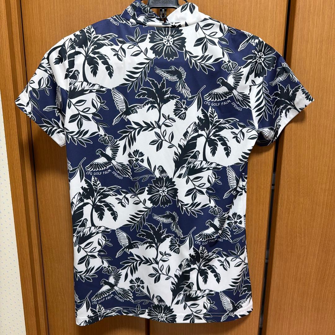 CPG GOLF 花柄 ネイビー シャツ サイズ3