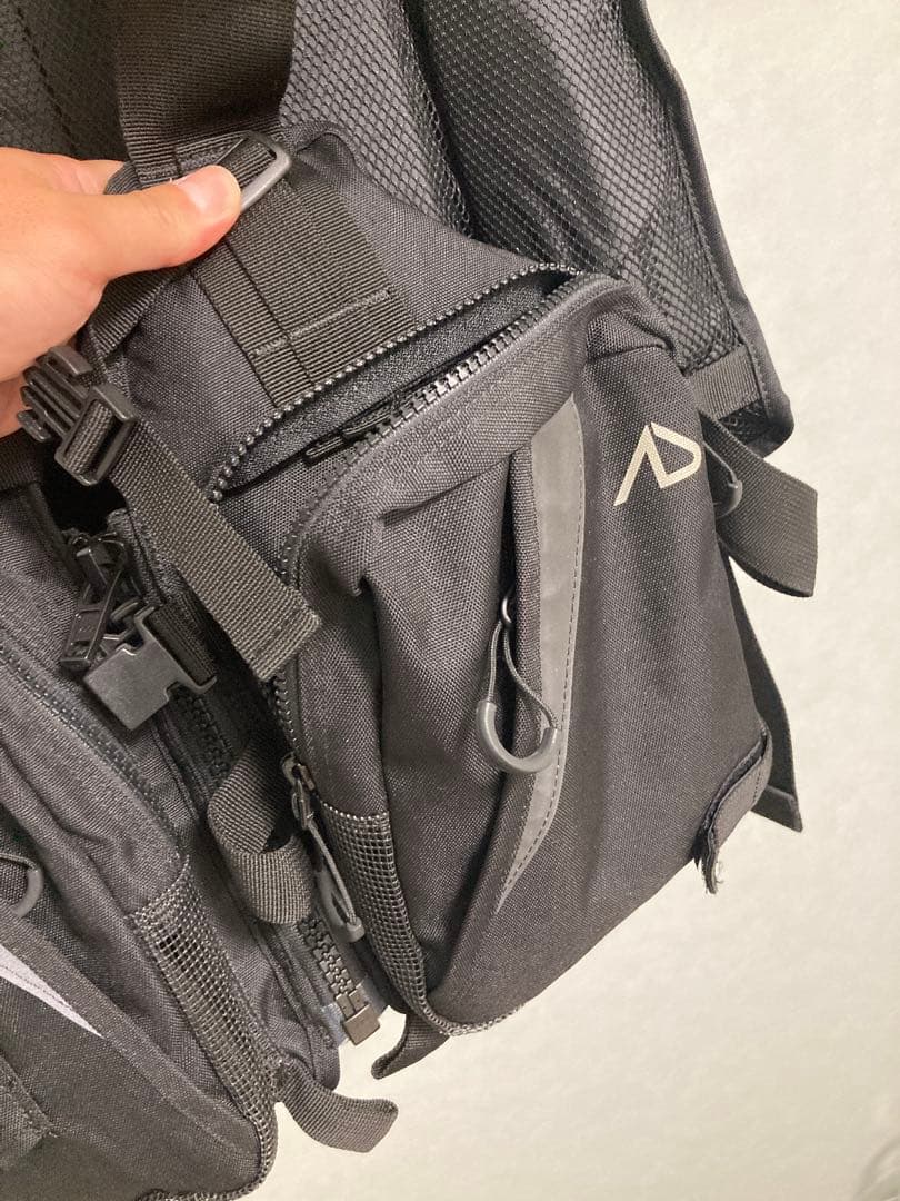 Anglers Design ブラック ライフジャケット