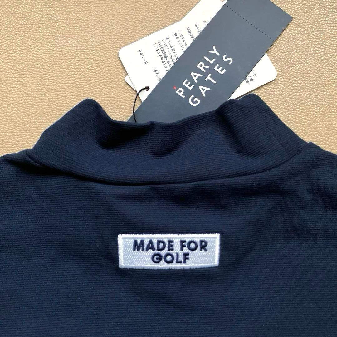 【未着用】 PEARLY GATES レディース 半袖モックネック 0 タグ付き