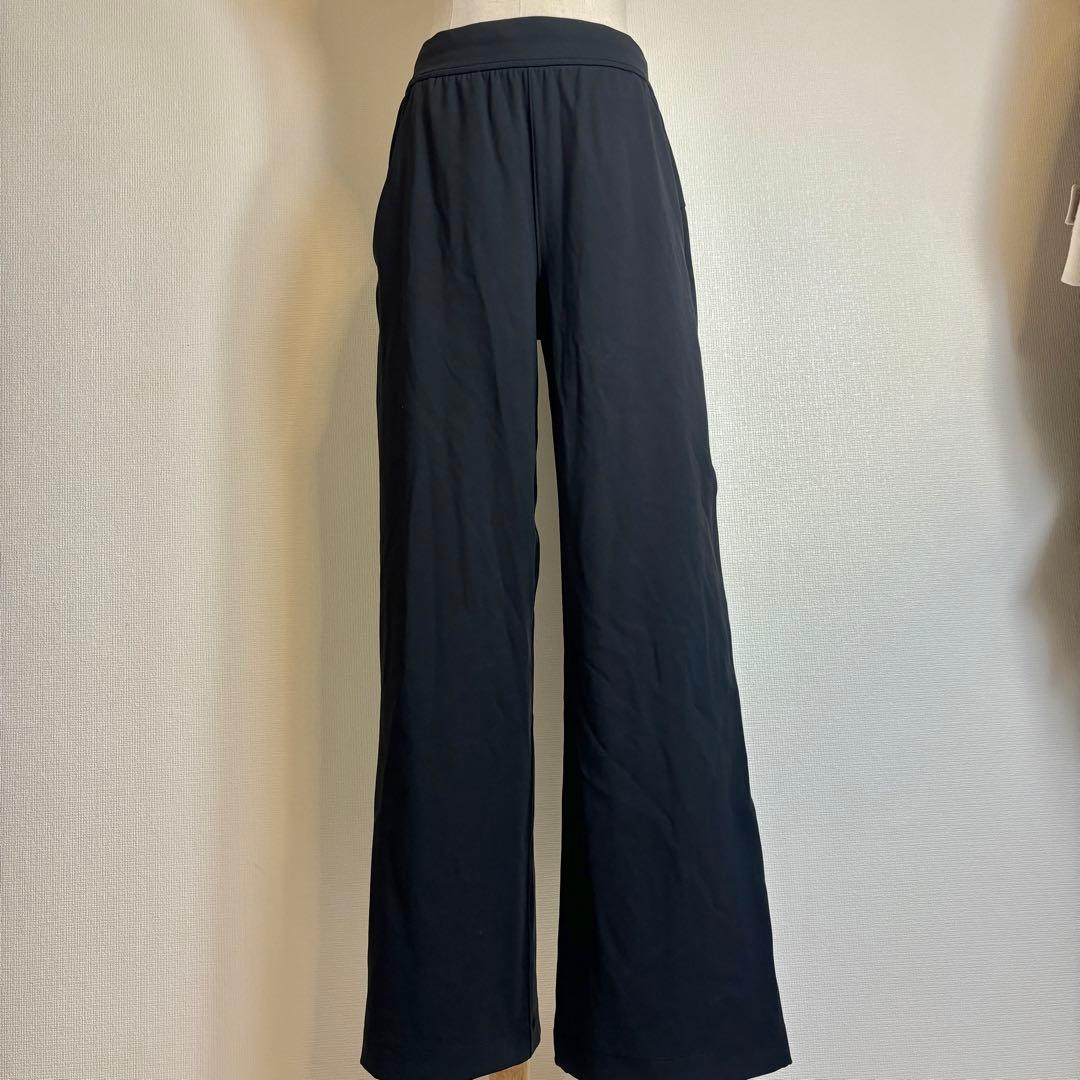 ルルレモン アジアフィット フレアパンツ ロング ゴム ヨガパンツ 黒 M