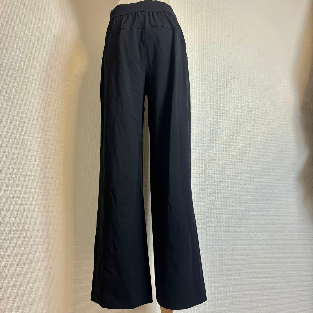 ルルレモン アジアフィット フレアパンツ ロング ゴム ヨガパンツ 黒 M