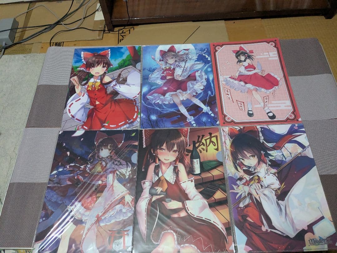 東方project　博麗霊夢 A4クリアファイル 14枚セット②