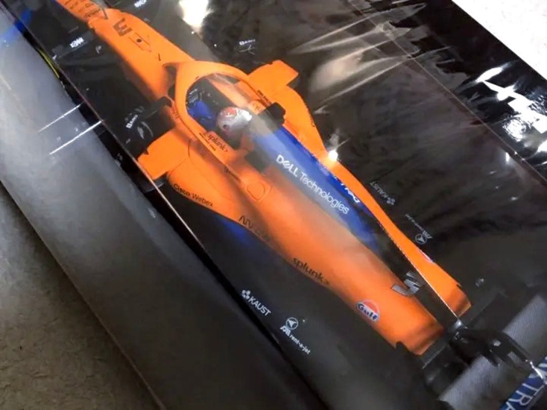 世界552個限定 ミニチャンプス 1/18 マクラーレンMCL35M リカルド