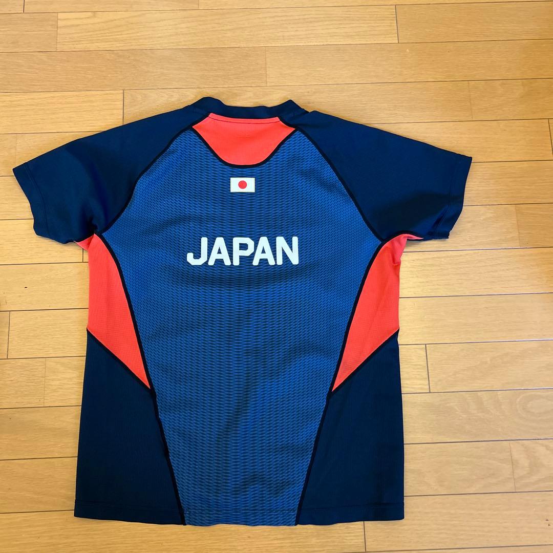 ラグビーユースオリンピック2017 セブンス日本代表トレーニングシャツ ネイビー