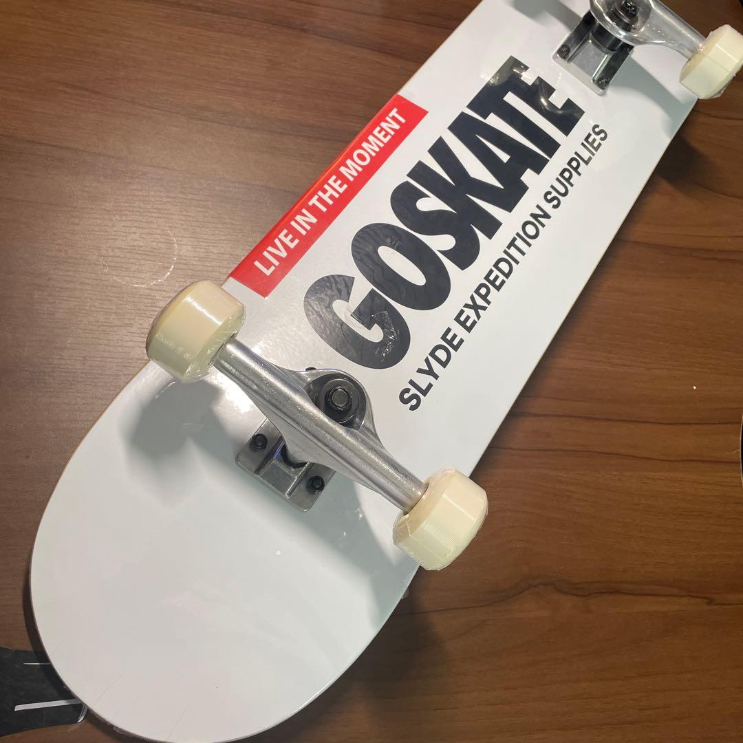 SLYDE GOSKATE スケートボード ホワイト8インチ