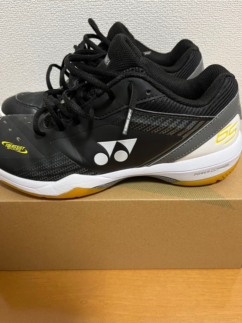 バドミントン ヨネックス シューズ パワークッション 65Z 27cm ブラック