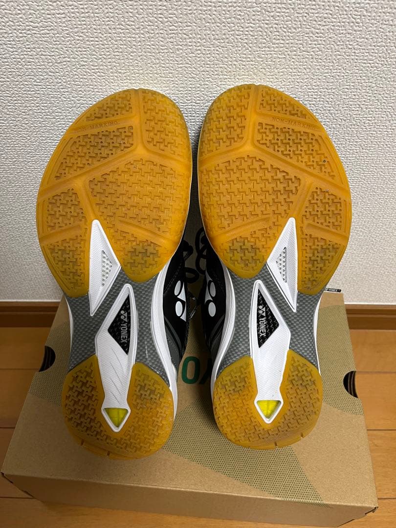 バドミントン ヨネックス シューズ パワークッション 65Z 27cm ブラック