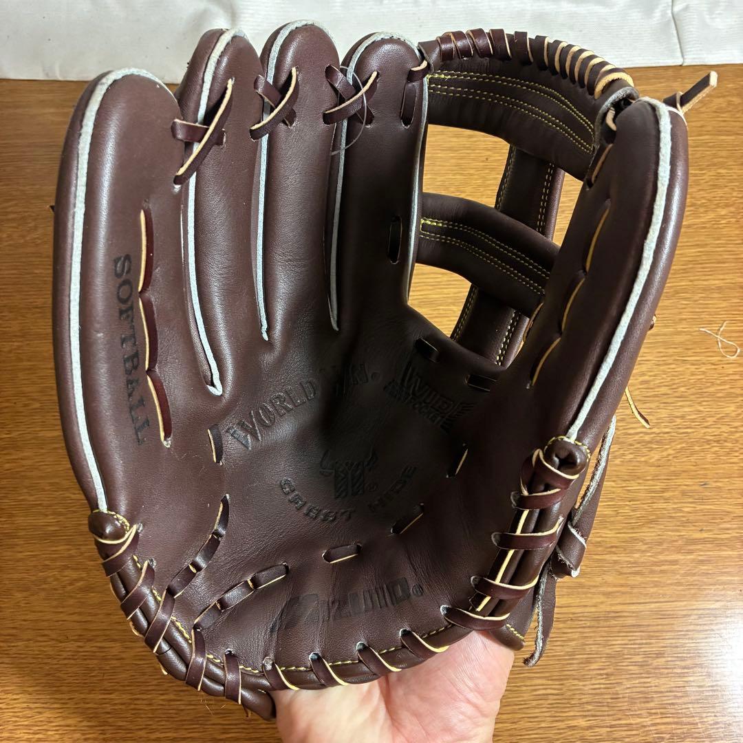 ミズノ ワールドウィン 一般軟式 ソフト グローブ グラブ 左投げ 新品未使用