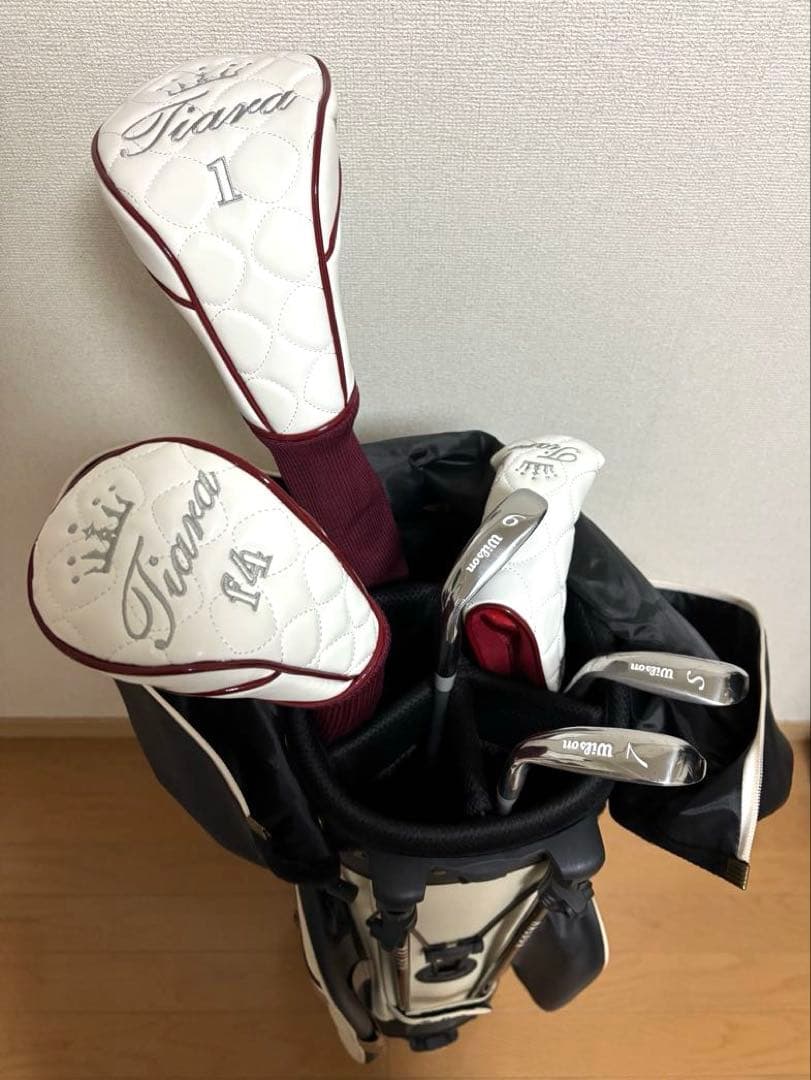 【美品】Malbon キャディバッグ＋Wilson アイアンセット バラ売りOK