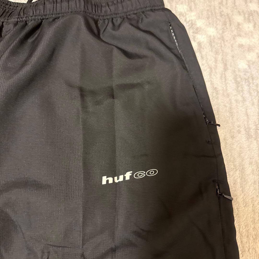 HUF ブラック トレーニングパンツ