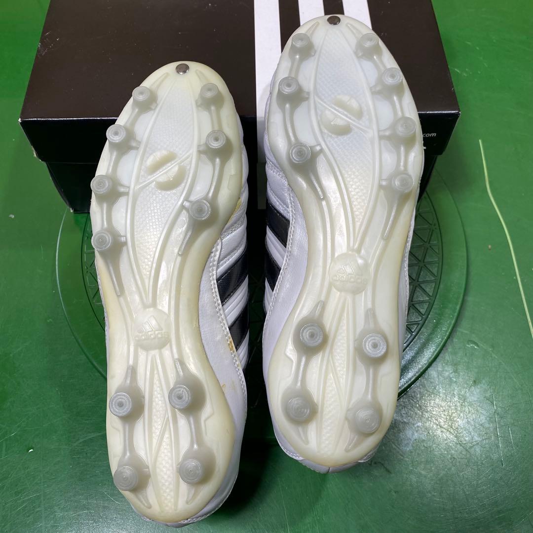 【訳あり】adidas サッカーシューズ ホワイト/ブラック 25.0cm
