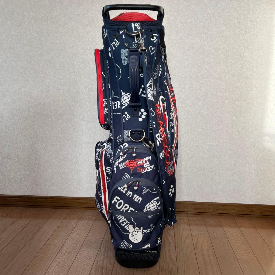 BEAMS GOLF キャディバッグ PEANUTS 別注 スヌーピー