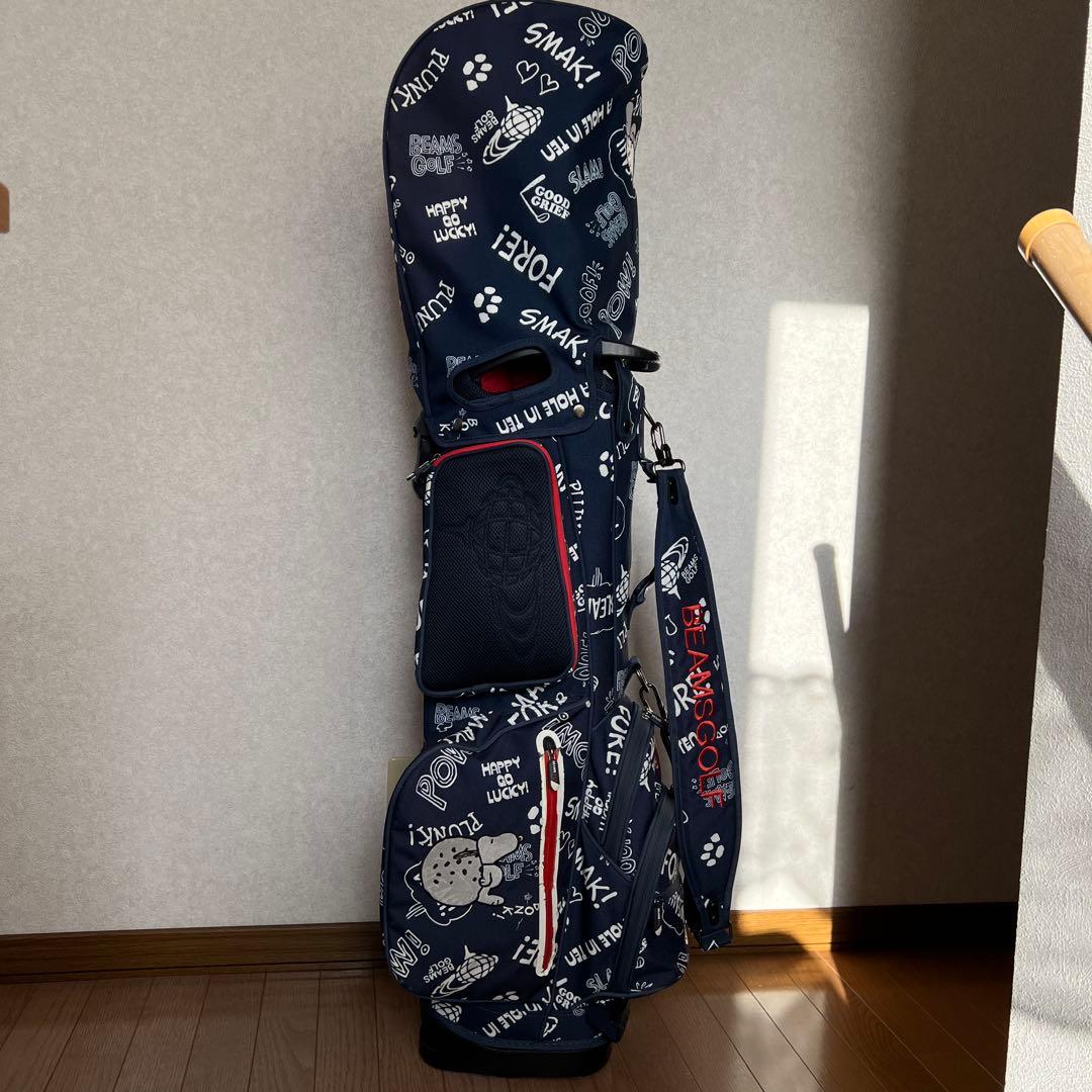 BEAMS GOLF キャディバッグ PEANUTS 別注 スヌーピー