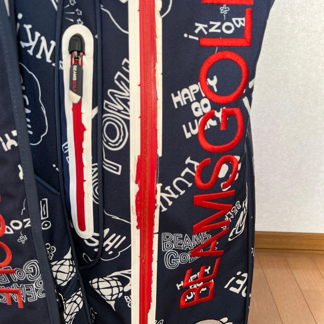 BEAMS GOLF キャディバッグ PEANUTS 別注 スヌーピー