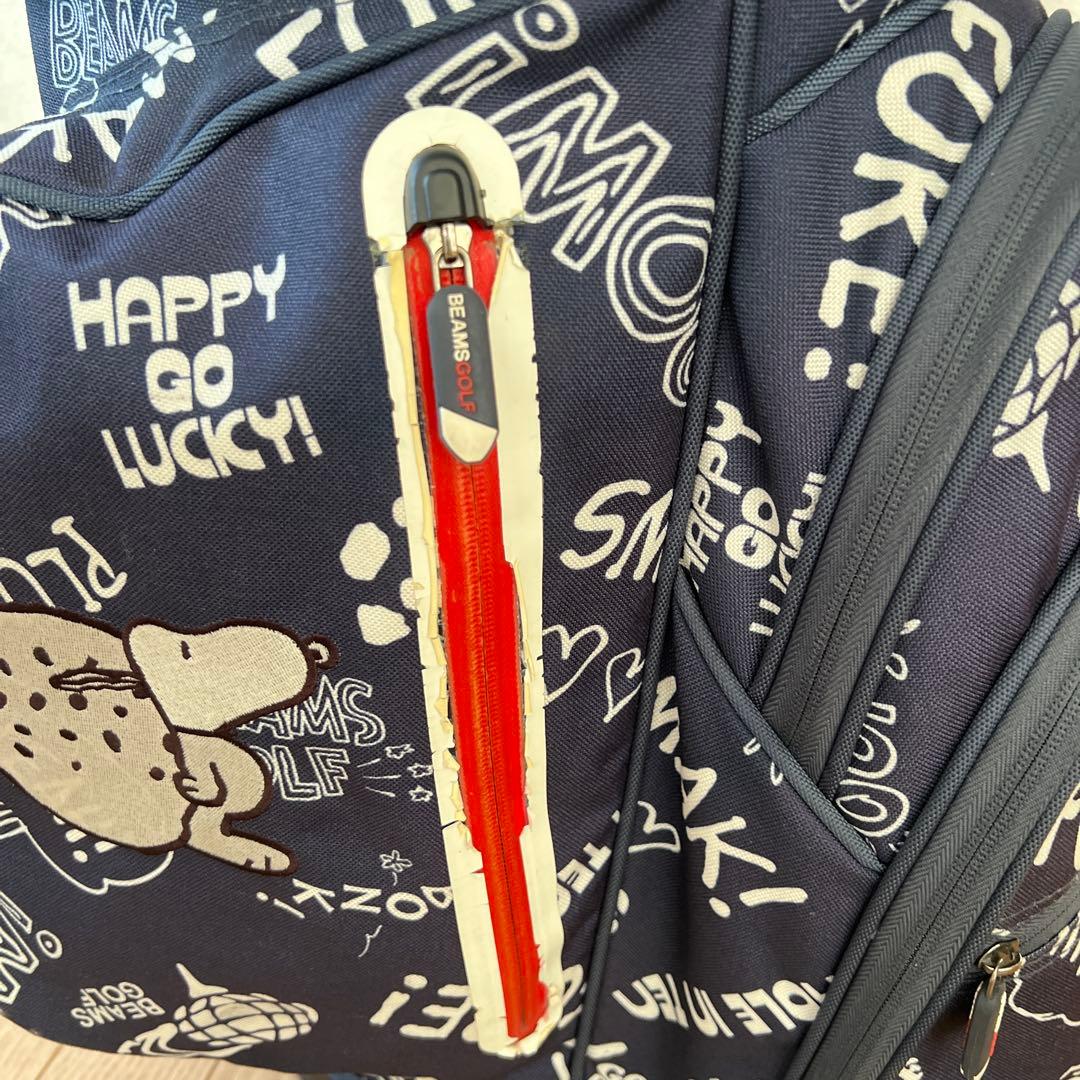 BEAMS GOLF キャディバッグ PEANUTS 別注 スヌーピー