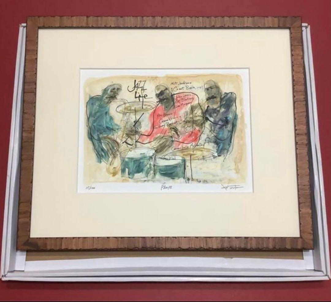 絵画・額縁・版画・津田耕・play Ⅵ・JAZZシリーズ・美術品・インテリア