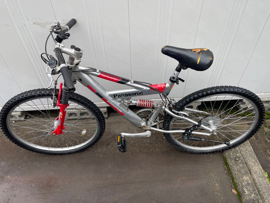 直接引き取りのみ　パナソニック フルサスマウンテンバイクギア付き 中古