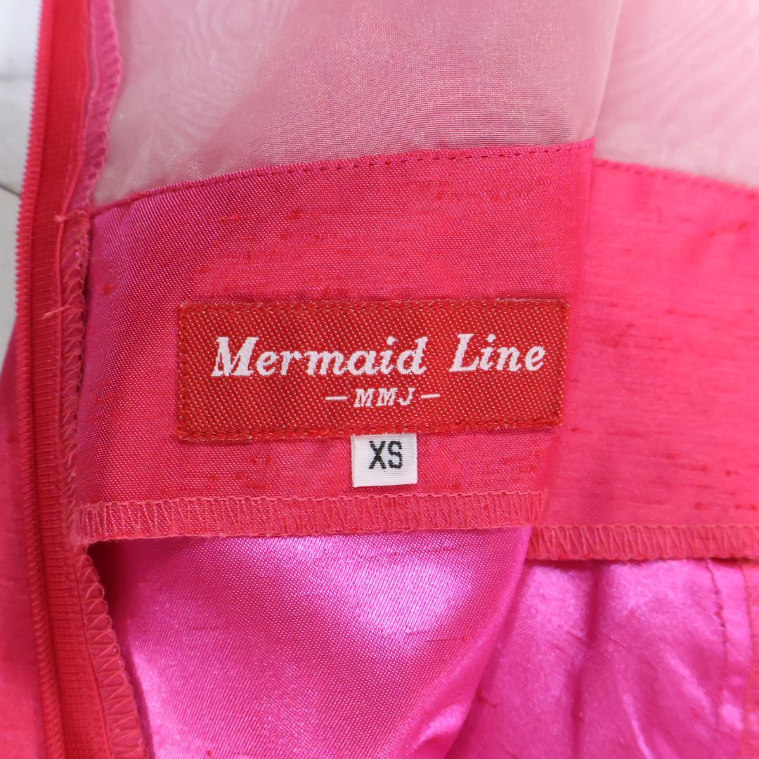 【美品 日本製フラダンス用衣装】ショッキングピンク Mermaid Line