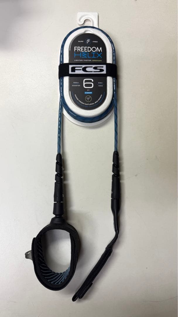 FCS FREEDOM HELIX LEASH - COMP ターコイズブルー