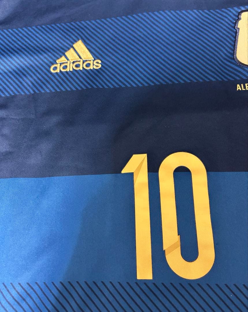 【美品】adidas 2014 アルゼンチン代表 半袖シャツ M