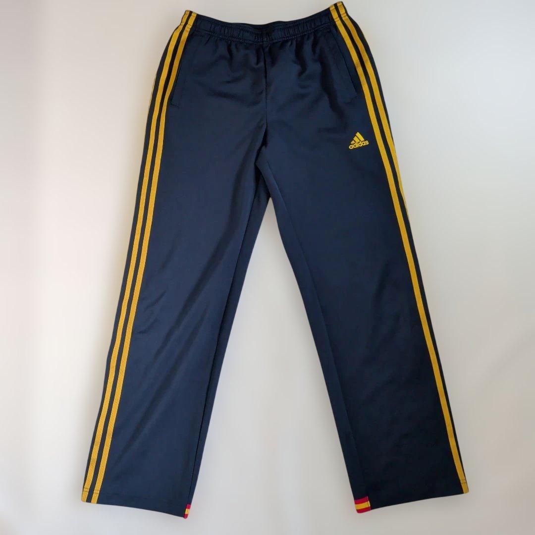 美品 М adidas スペイン柄 セットアップ 上下 ジャージ バックプリント