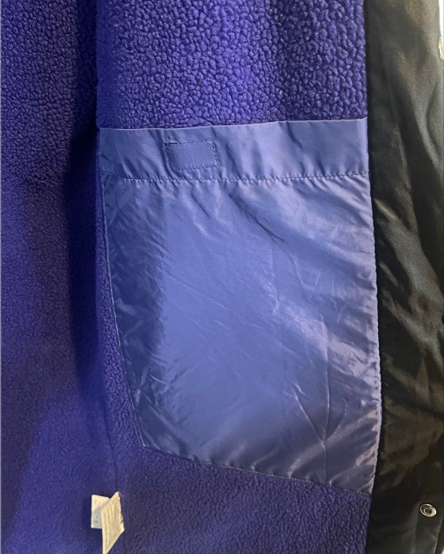 【極美品】90s adidas アディダス ベンチコート ボアコート 黒 L