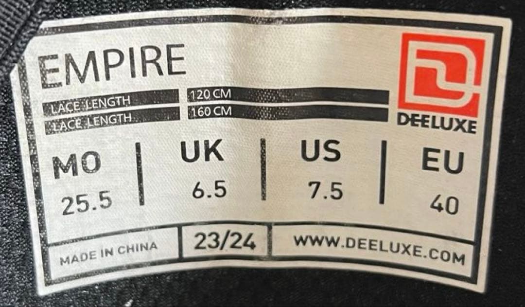 【即日発送】メンズDEELUXE EMPIRE 25.5cm 23-24モデル