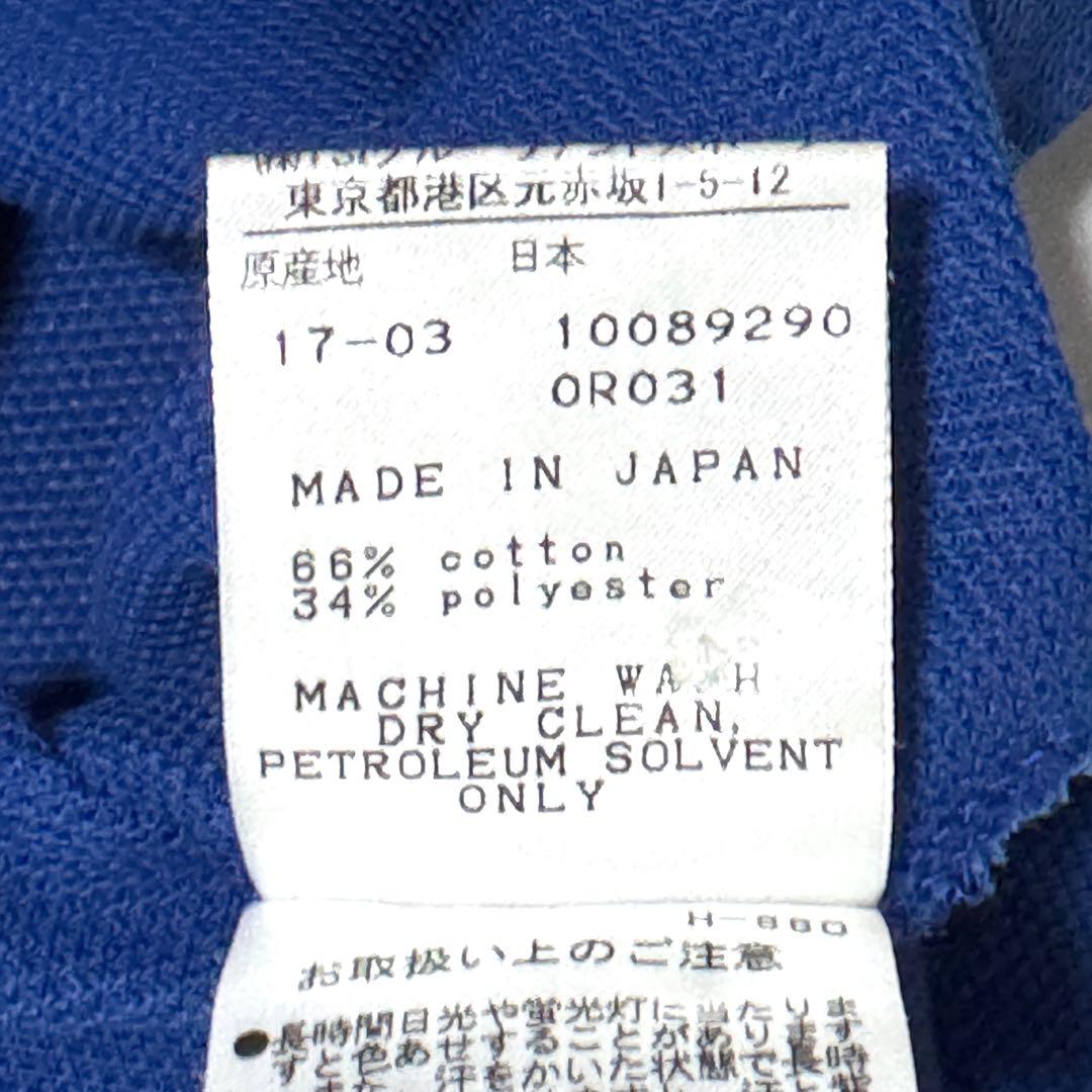 パーリーゲイツ ポロシャツ 青 PG89 日本製コットン半袖春夏ゴルフ