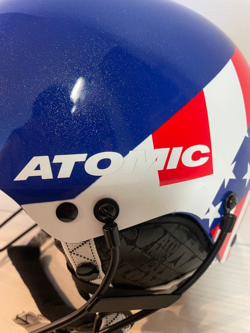 【極美品】Atomic レーシングスキーヘルメット ミカエラ・シフリン M