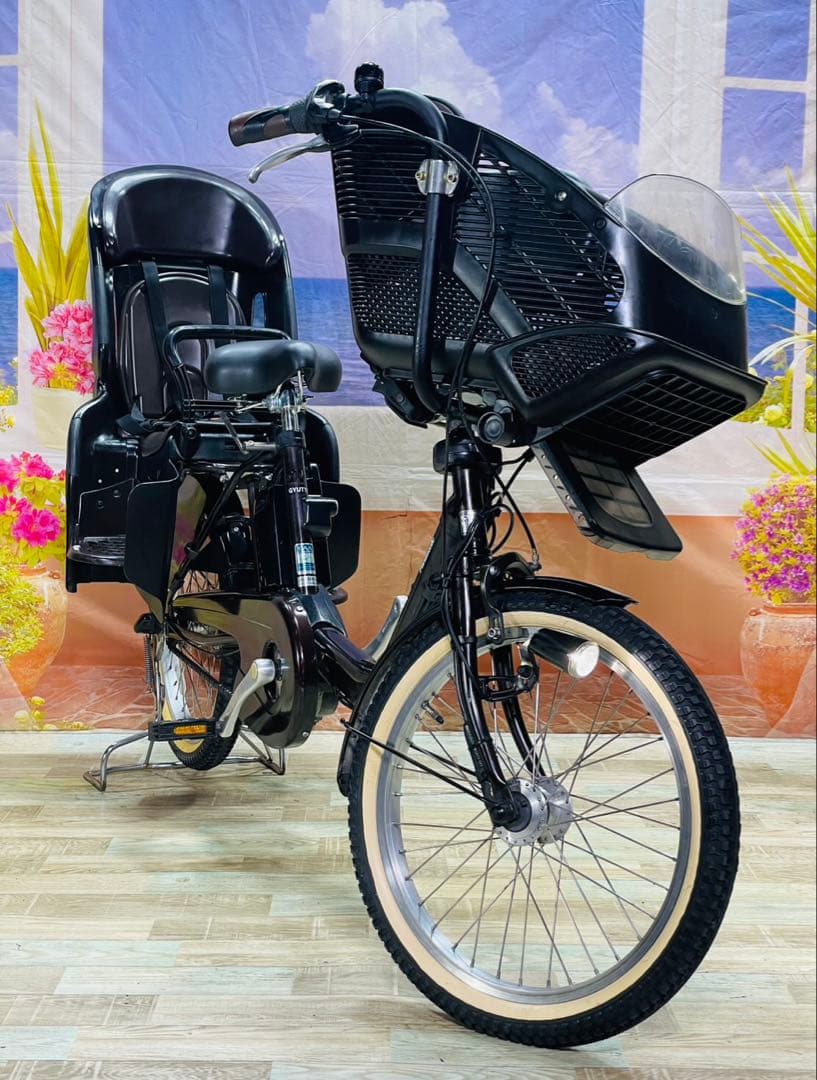 人気モデル！ギュット⭐️12AHパナソニック子供乗せ電動アシスト自転車Y3595