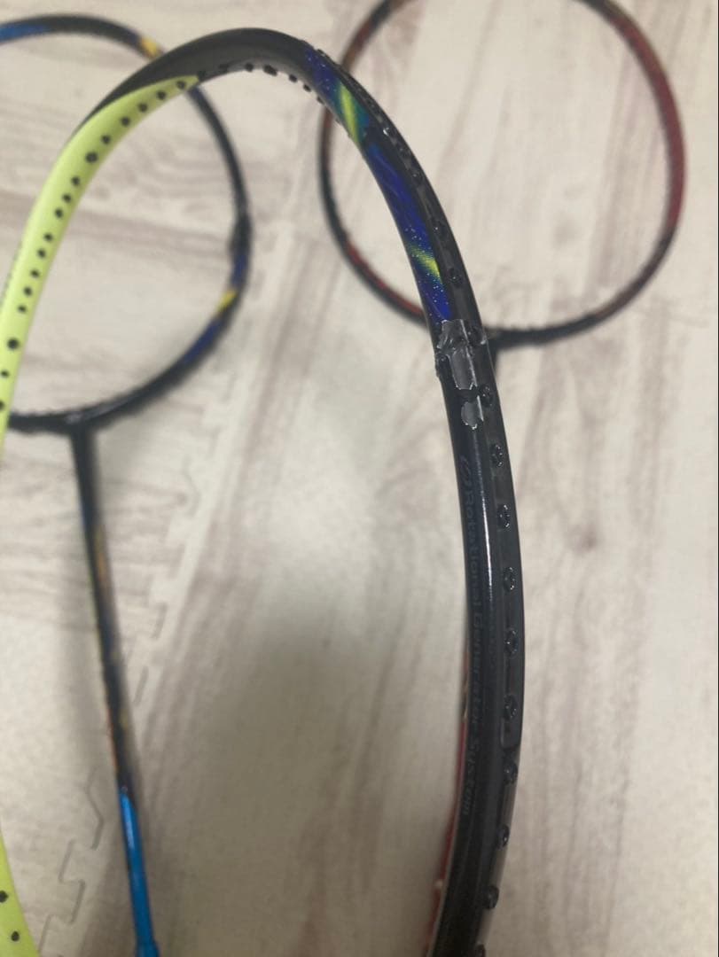 バドミントンラケット 3本セット