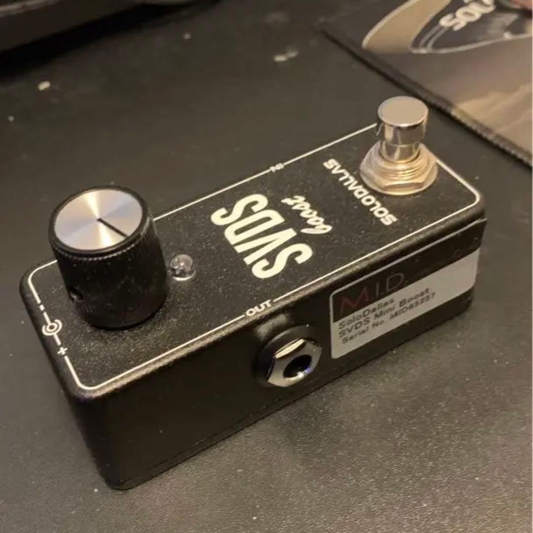 Solodallas SVDS boost エフェクター　ブースター