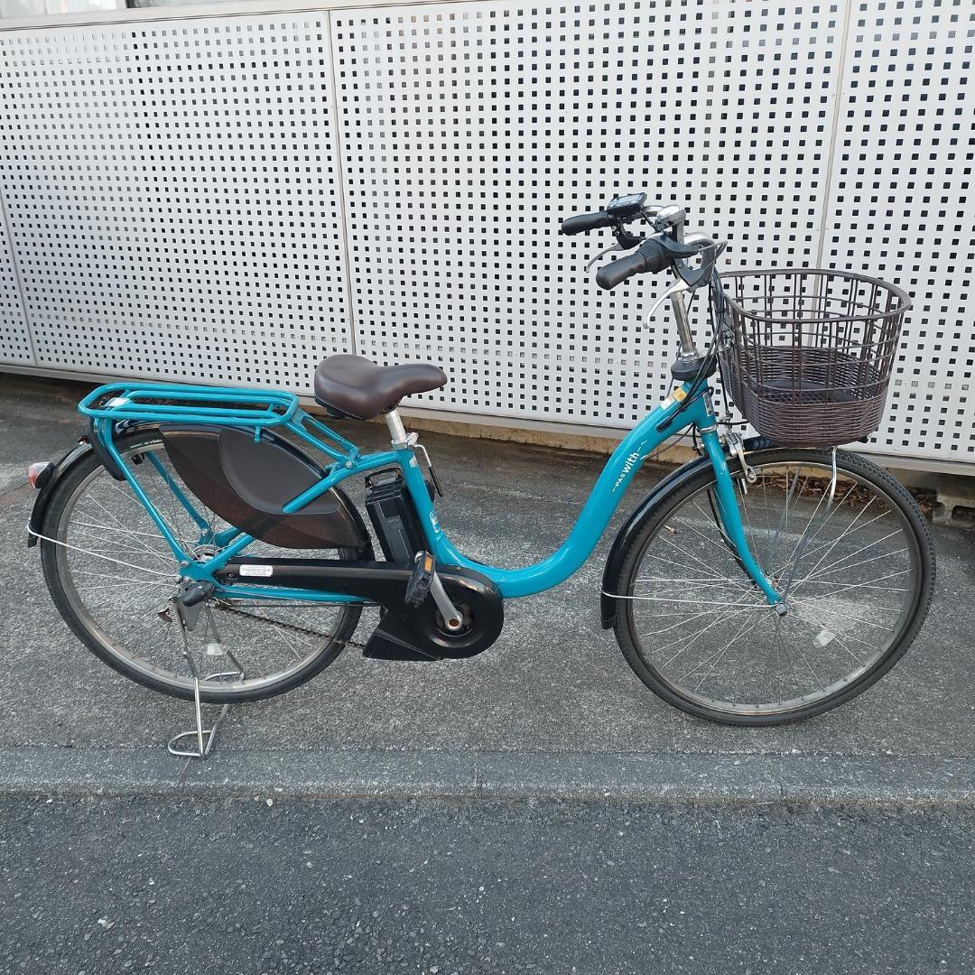 美品 ヤマハ 電動自転車 PAS With PA26W 12.3Ah 26インチ