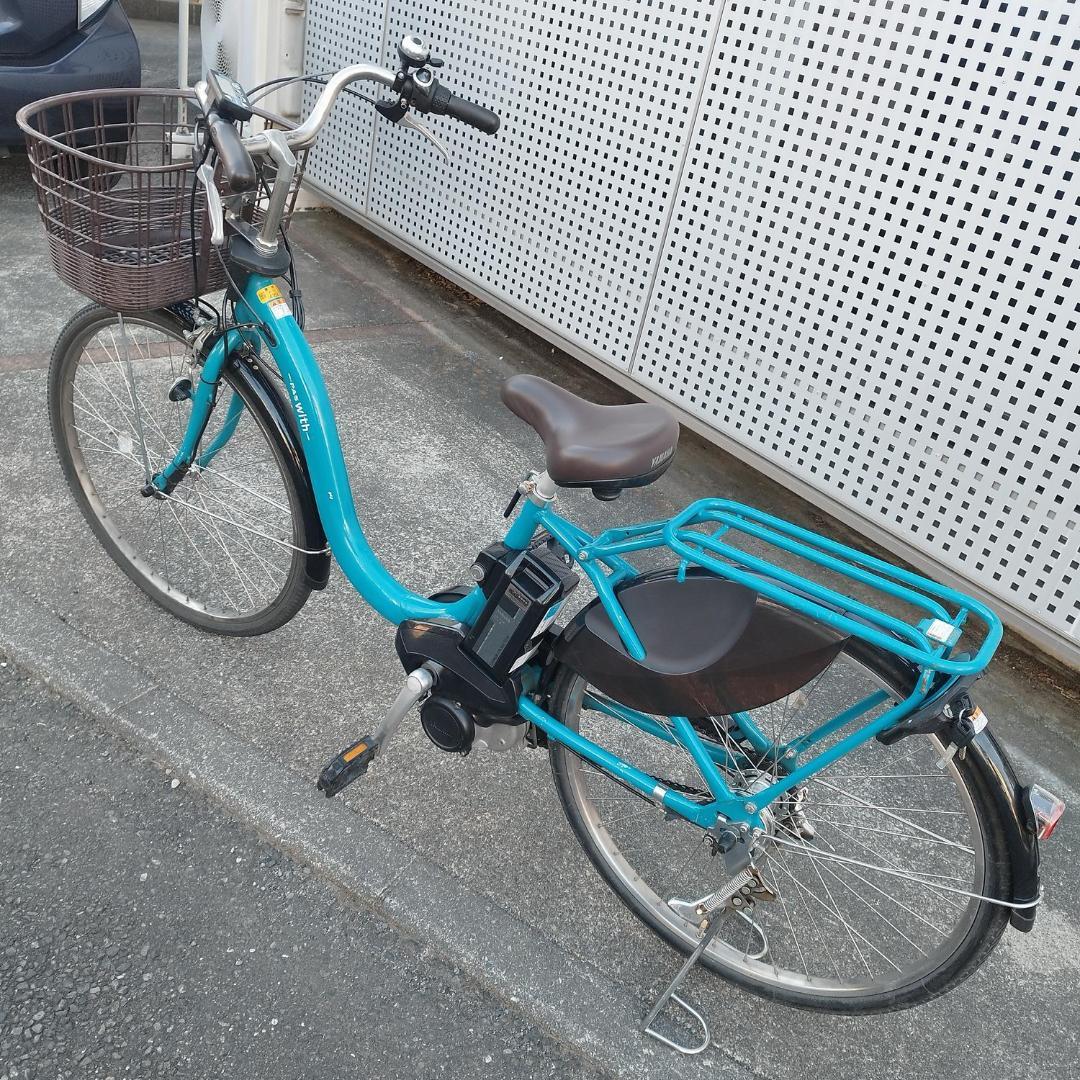 美品 ヤマハ 電動自転車 PAS With PA26W 12.3Ah 26インチ