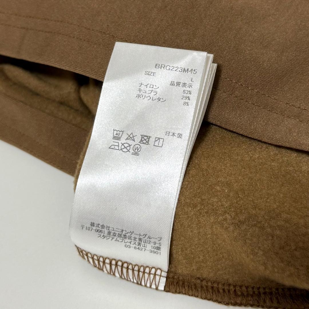 美品 ブリーフィングゴルフ ハイネック ストレッチロングスリーブシャツ