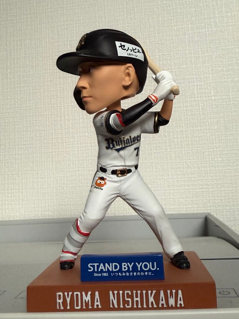 オリックスバファローズ 西川龍馬　ボブルヘッド