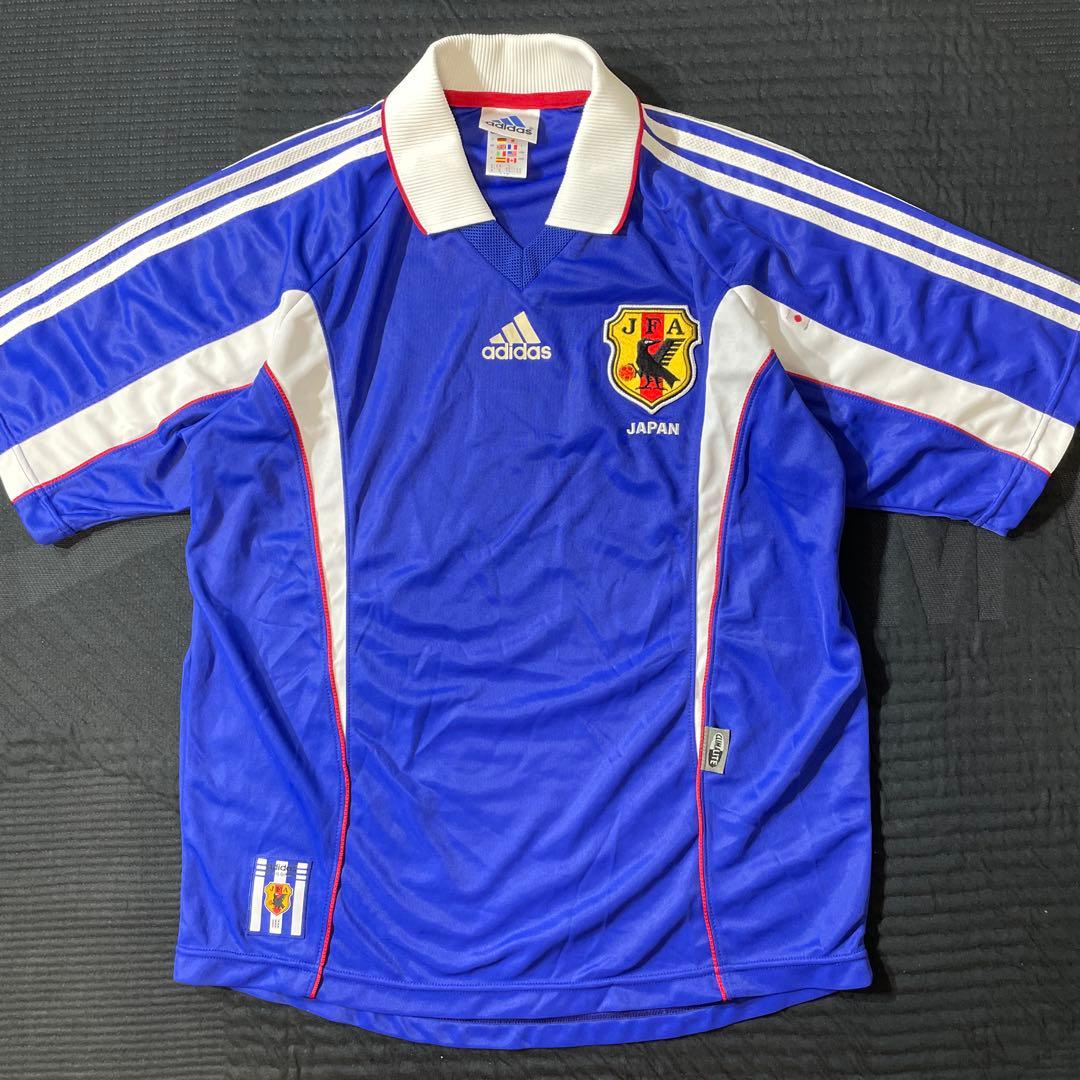 99/00 adidas サッカー日本代表 レプリカユニフォーム　L
