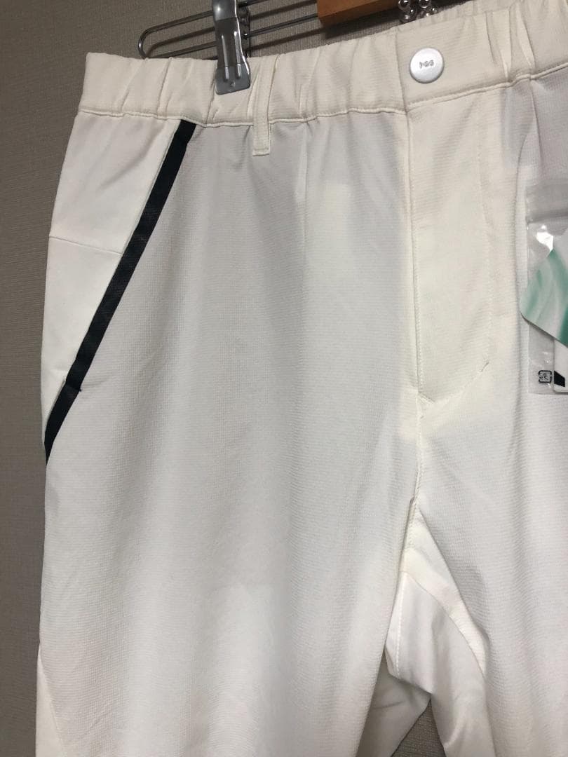 未使用 PGG ロングパンツ 4 M ホワイト 白 ストレッチ