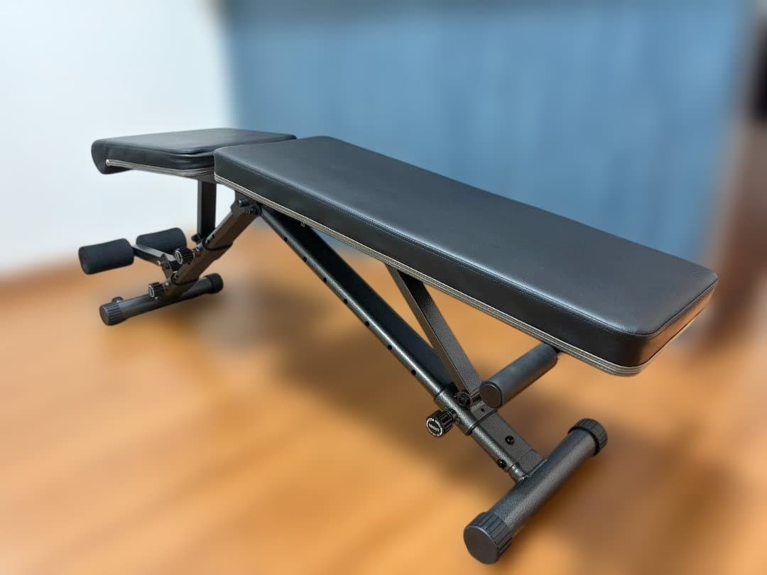 4WAYアジャスタブルベンチ 耐荷重500kg 折りたたみ可