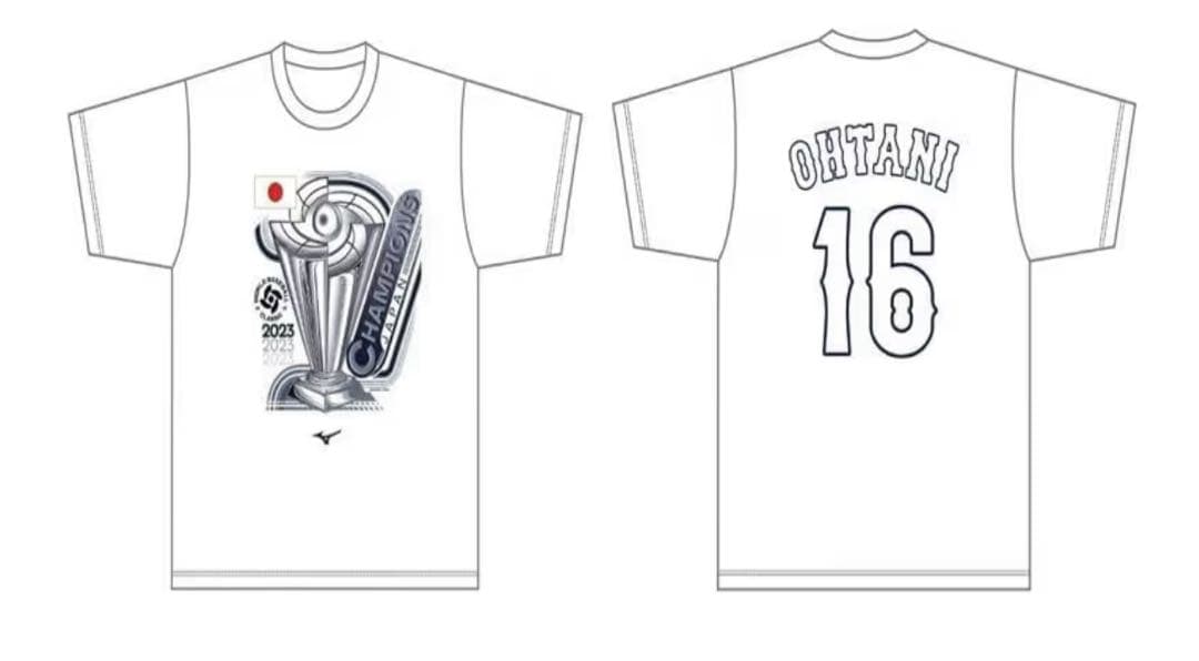 大谷翔平 ドジャースWBC ユニフォーム 優勝記念Tシャツ3点セット Lサイズ
