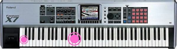 Y*A様 送料無料 ROLAND X7 シンセサイザー ファントム 76鍵
