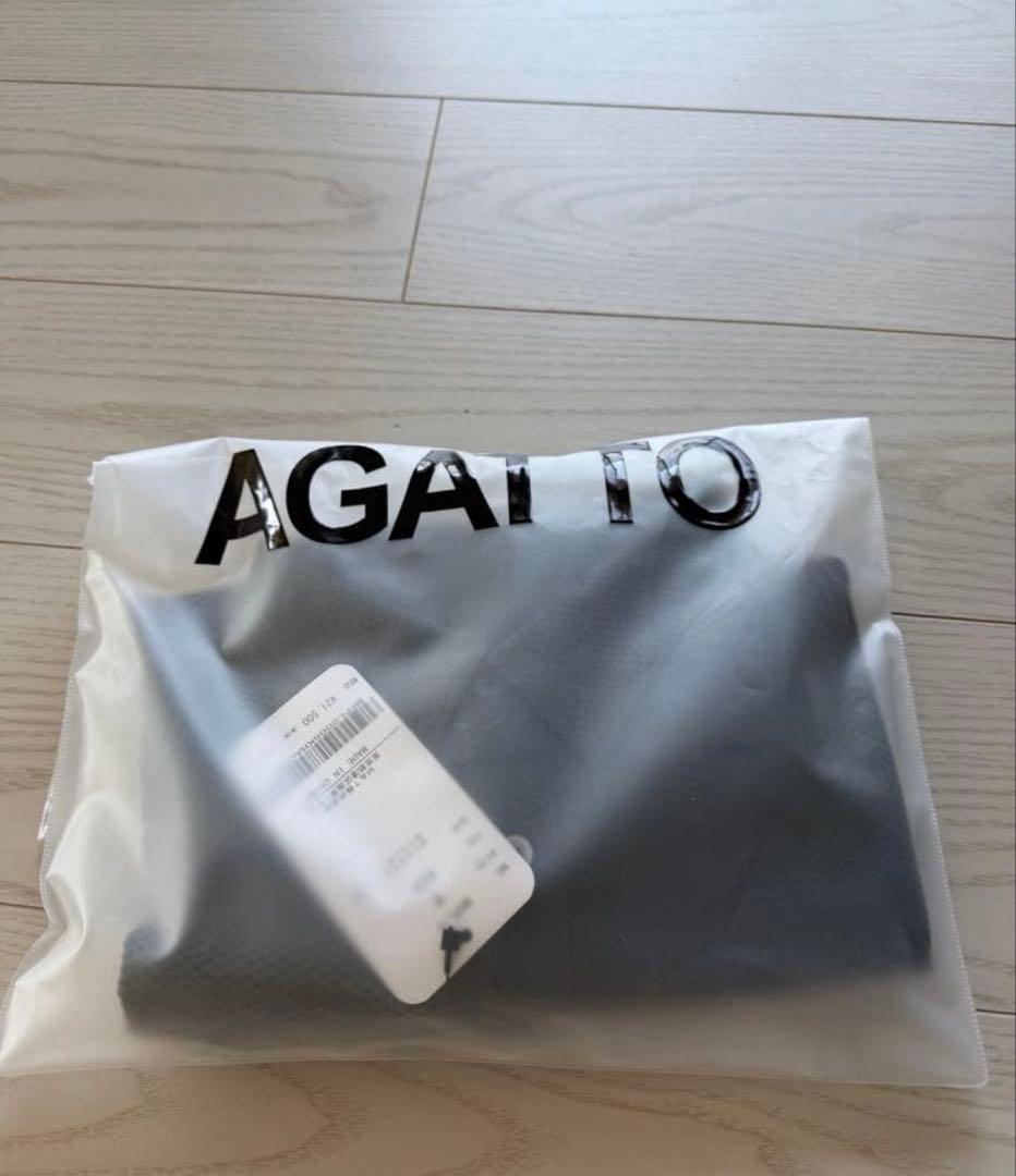 agatto 新品未使用　カーキポロシャツ