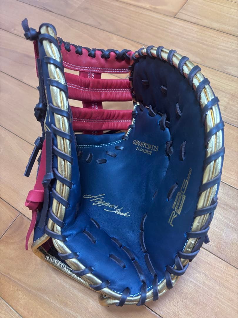 Rawlings 軟式グローブ 赤/黒　一塁手用