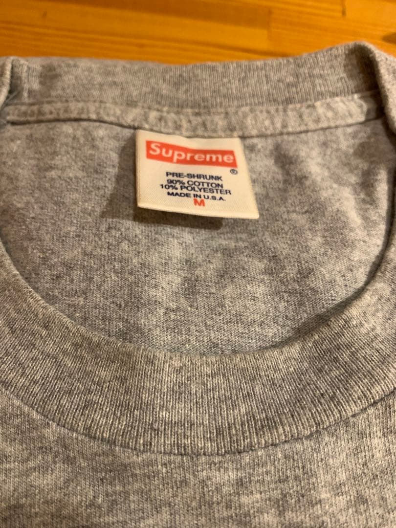 Supreme x ANTIHERO グレー Tシャツ Mサイズ(小さな破れあり